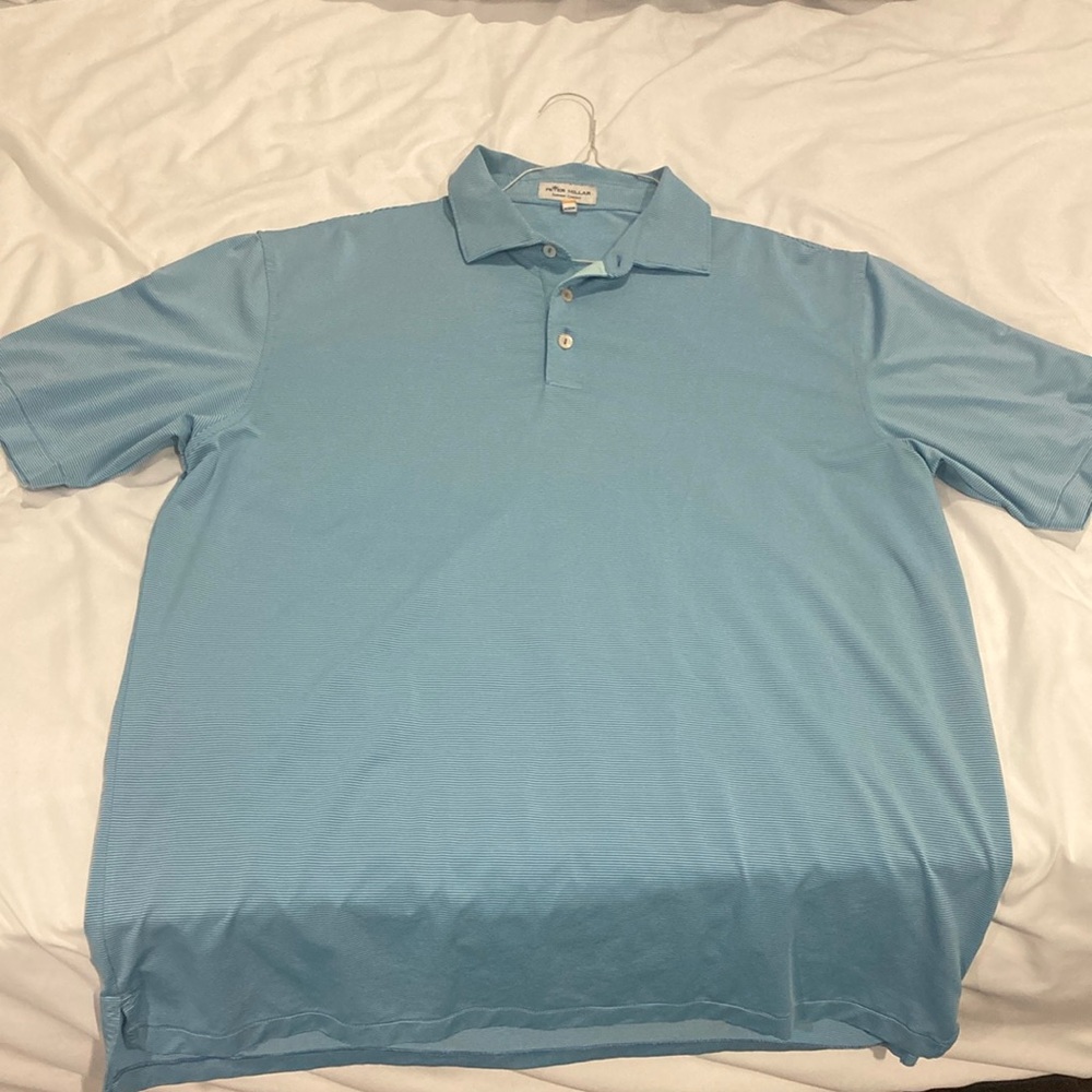Men's Light Blue Polo Shirt